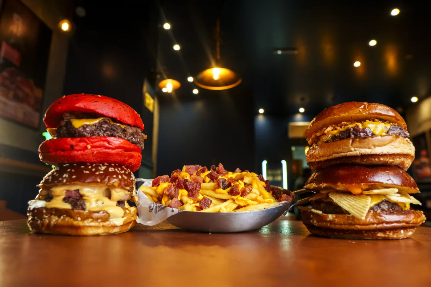 Salão da Station Burger — Ambiente Vitoriano Steampunk